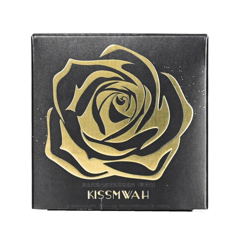 Black Gold Rose Radiant Makeup Base Set - Ivory White Skin Tone